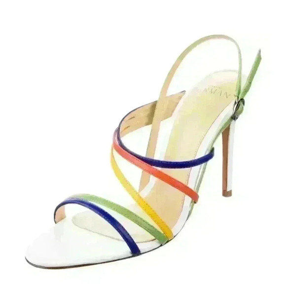 ALEXANDRE BIRMAN Strappy Leather Slingback Mult—Color Sandals - Picture 3 of 16